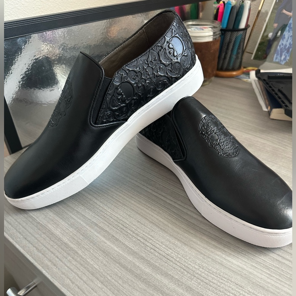 Robert Graham Baxter Embossed Slip-On Sneaker (Men) Size 8
